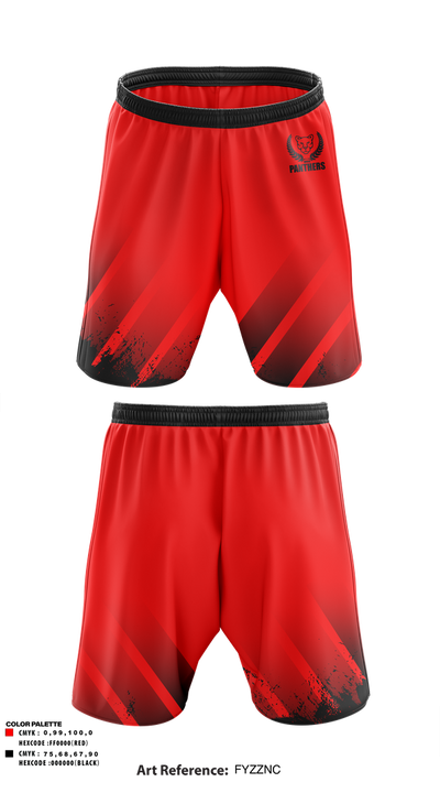 Panthers 50004080 Athletic Shorts With Pockets - 1