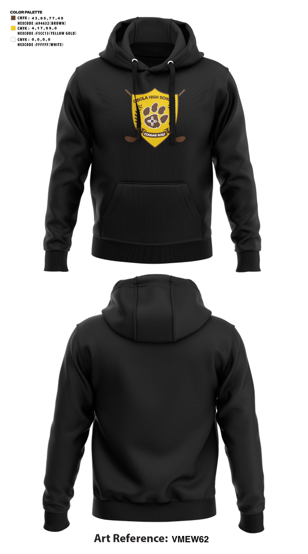 Hoodie, Cibola High School Golf, Golf, Teamtime, Team time, sublimation, custom sports apparel, team uniforms, spirit wear, spiritwear, sports uniforms, custom shirts, team store, custom team store, fundraiser sports, apparel fundraiser