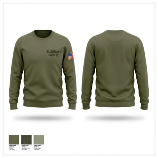 Crew Neck Sweatshirt, Allendale County, Police, Teamtime, Team time, sublimation, custom sports apparel, team uniforms, spirit wear, spiritwear, sports uniforms, custom shirts, team store, custom team store, fundraiser sports, apparel fundraiser