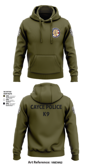 Hoodie, Cayce Police K9, , Teamtime, Team time, sublimation, custom sports apparel, team uniforms, spirit wear, spiritwear, sports uniforms, custom shirts, team store, custom team store, fundraiser sports, apparel fundraiser