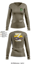 321st CA 45923194 Women's Long Sleeve V-neck Shirt - 3