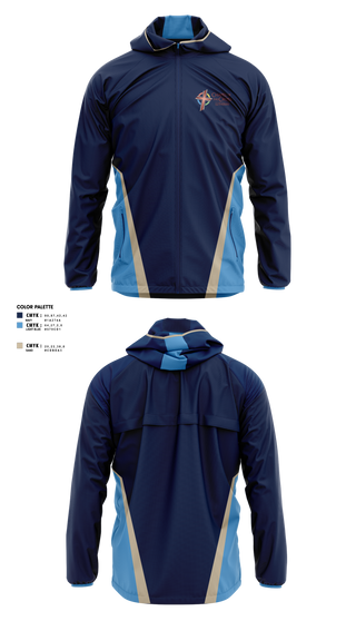 Windbreaker, Chapel of the Cross, , Teamtime, Team time, sublimation, custom sports apparel, team uniforms, spirit wear, spiritwear, sports uniforms, custom shirts, team store, custom team store, fundraiser sports, apparel fundraiser