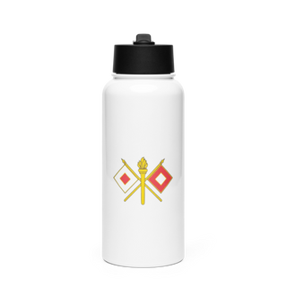 S6 1-32 IN 64050243 Stainless Steel Water Bottle with a Straw Lid