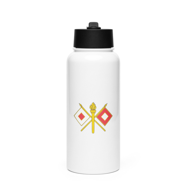 S6 1-32 IN 64050243 Stainless Steel Water Bottle with a Straw Lid