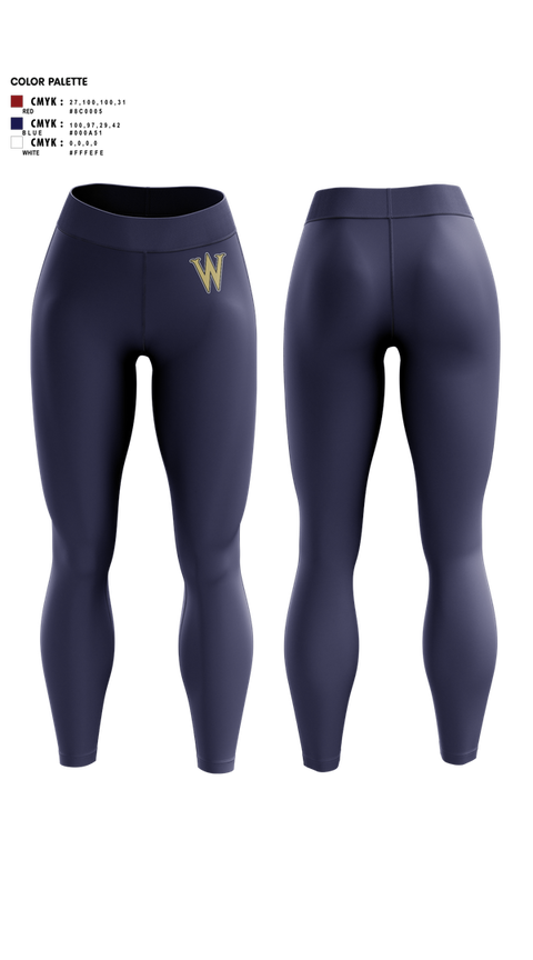Womens Leggings, Westhills Baseball, Baseball, Teamtime, Team time, sublimation, custom sports apparel, team uniforms, spirit wear, spiritwear, sports uniforms, custom shirts, team store, custom team store, fundraiser sports, apparel fundraiser