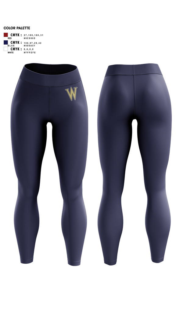 Womens Leggings, Westhills Baseball, Baseball, Teamtime, Team time, sublimation, custom sports apparel, team uniforms, spirit wear, spiritwear, sports uniforms, custom shirts, team store, custom team store, fundraiser sports, apparel fundraiser