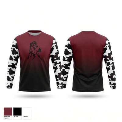 Mustangs Long Sleeve Performance Shirt - 2