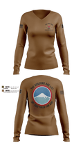 4MDTF 44336816 Women's Long Sleeve V-neck Shirt - 100