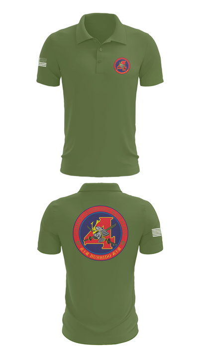 Combat Logistics Battalion 4 46395084 Short Sleeve Performance Polo - 47