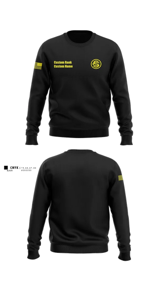 Crew Neck Sweatshirt, NEMESIS, Army, Teamtime, Team time, sublimation, custom sports apparel, team uniforms, spirit wear, spiritwear, sports uniforms, custom shirts, team store, custom team store, fundraiser sports, apparel fundraiser