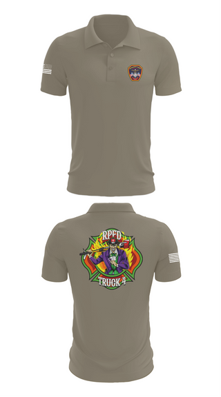 Short Sleeve Performance Polo, Rockaway Point FD, Fire Department, Teamtime, Team time, sublimation, custom sports apparel, team uniforms, spirit wear, spiritwear, sports uniforms, custom shirts, team store, custom team store, fundraiser sports, apparel fundraiser