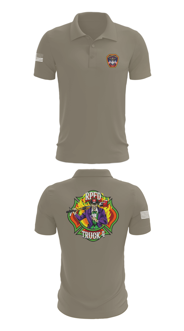 Short Sleeve Performance Polo, Rockaway Point FD, Fire Department, Teamtime, Team time, sublimation, custom sports apparel, team uniforms, spirit wear, spiritwear, sports uniforms, custom shirts, team store, custom team store, fundraiser sports, apparel fundraiser