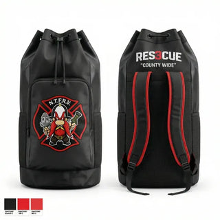 Gear Bag, North Towanda Fire Rescue, Fire Department, Teamtime, Team time, sublimation, custom sports apparel, team uniforms, spirit wear, spiritwear, sports uniforms, custom shirts, team store, custom team store, fundraiser sports, apparel fundraiser