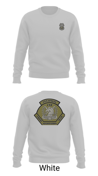 Crew Neck Sweatshirt, Annapolis Police Crisis Negotiation Team, Police, Teamtime, Team time, sublimation, custom sports apparel, team uniforms, spirit wear, spiritwear, sports uniforms, custom shirts, team store, custom team store, fundraiser sports, apparel fundraiser