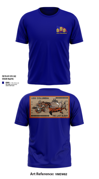 Short Sleeve Performance Shirt, USS Columbia, , Teamtime, Team time, sublimation, custom sports apparel, team uniforms, spirit wear, spiritwear, sports uniforms, custom shirts, team store, custom team store, fundraiser sports, apparel fundraiser