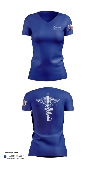 Womens Short Sleeve Vneck Shirt, First Baptist Church Umatilla, , Teamtime, Team time, sublimation, custom sports apparel, team uniforms, spirit wear, spiritwear, sports uniforms, custom shirts, team store, custom team store, fundraiser sports, apparel fundraiser