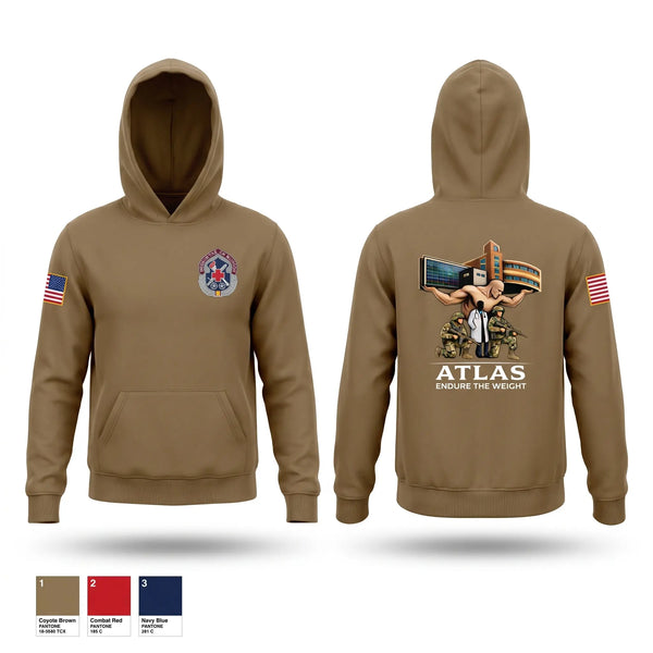 Hoodie, Atlas Company, Army, Teamtime, Team time, sublimation, custom sports apparel, team uniforms, spirit wear, spiritwear, sports uniforms, custom shirts, team store, custom team store, fundraiser sports, apparel fundraiser
