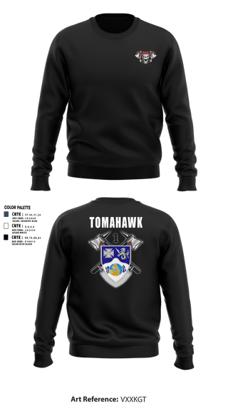 Crew Neck Sweatshirt, Apache Co, 1-23 IN, Army, Teamtime, Team time, sublimation, custom sports apparel, team uniforms, spirit wear, spiritwear, sports uniforms, custom shirts, team store, custom team store, fundraiser sports, apparel fundraiser