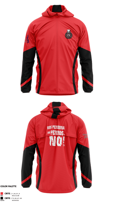 PERROS DEL MAL FC 17407203 Windbreaker - 1