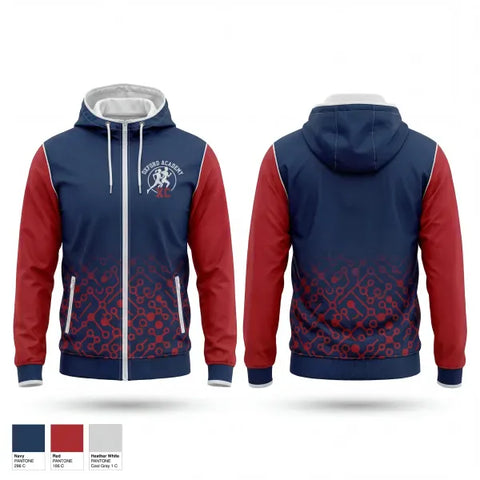 Windbreaker, Oxford Academy Patriots, Track & Field, Teamtime, Team time, sublimation, custom sports apparel, team uniforms, spirit wear, spiritwear, sports uniforms, custom shirts, team store, custom team store, fundraiser sports, apparel fundraiser