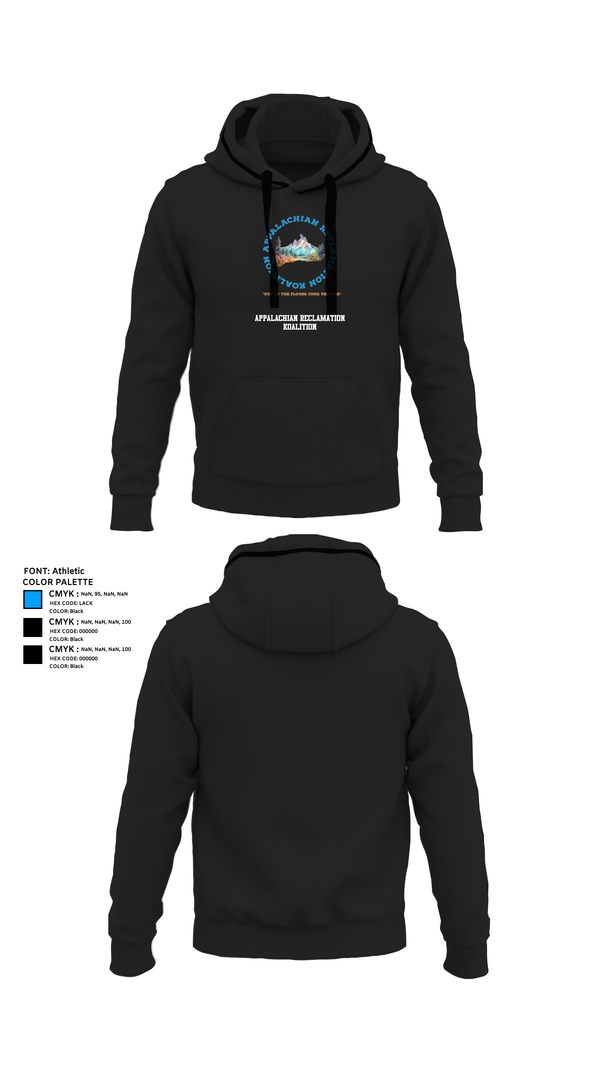 Hoodie, Appalachian Reclamation Koalition, , Teamtime, Team time, sublimation, custom sports apparel, team uniforms, spirit wear, spiritwear, sports uniforms, custom shirts, team store, custom team store, fundraiser sports, apparel fundraiser