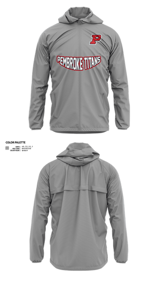 Windbreaker, Pembroke Titans Football And Cheer, , Teamtime, Team time, sublimation, custom sports apparel, team uniforms, spirit wear, spiritwear, sports uniforms, custom shirts, team store, custom team store, fundraiser sports, apparel fundraiser