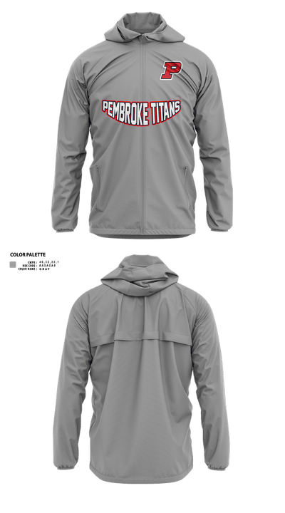 Pembroke Titans Football And Cheer 95310189 Windbreaker - 30