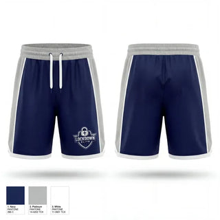 Athletic Shorts With Pockets, Lockdown Elite Basketball Academy, Men's Basketball, Teamtime, Team time, sublimation, custom sports apparel, team uniforms, spirit wear, spiritwear, sports uniforms, custom shirts, team store, custom team store, fundraiser sports, apparel fundraiser