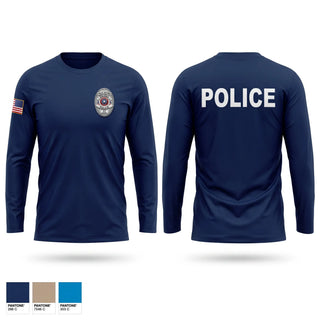 Long Sleeve Performance Shirt, Palm Valley Police Department, Police, Teamtime, Team time, sublimation, custom sports apparel, team uniforms, spirit wear, spiritwear, sports uniforms, custom shirts, team store, custom team store, fundraiser sports, apparel fundraiser