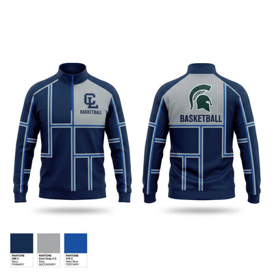Fellowship Christian School 6843641 Quarter Zip Jacket - 1