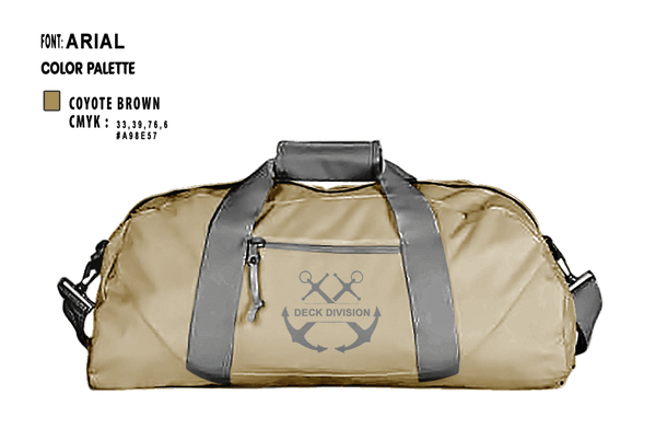 Duffle Bag, Jason Dunham Deck Division, Navy, Teamtime, Team time, sublimation, custom sports apparel, team uniforms, spirit wear, spiritwear, sports uniforms, custom shirts, team store, custom team store, fundraiser sports, apparel fundraiser