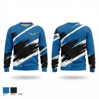 Crew Neck Sweatshirt, Detroit Masters Swim Club and Detroit 100, Swimming, Teamtime, Team time, sublimation, custom sports apparel, team uniforms, spirit wear, spiritwear, sports uniforms, custom shirts, team store, custom team store, fundraiser sports, apparel fundraiser