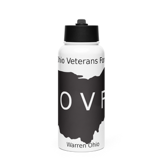 ohio veterans forge 5039387 Stainless Steel Water Bottle with a Straw Lid