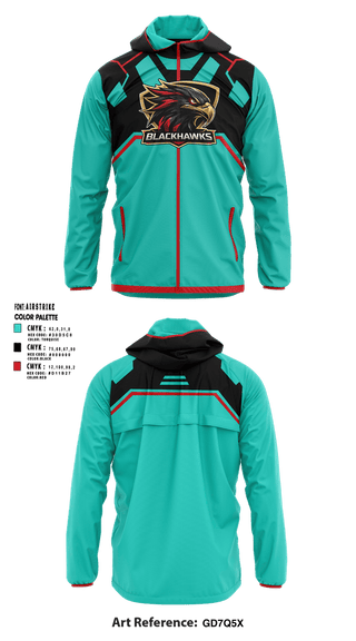 Windbreaker, Blackhawks, , Teamtime, Team time, sublimation, custom sports apparel, team uniforms, spirit wear, spiritwear, sports uniforms, custom shirts, team store, custom team store, fundraiser sports, apparel fundraiser
