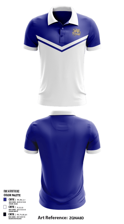 BFITNESS 82652878 Short Sleeve Performance Polo - 1