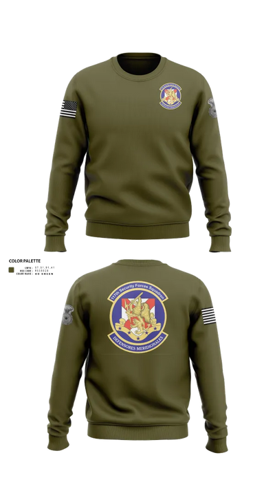 117th Security Forces Squadron 87004274 Crew Neck Sweatshirt - 21
