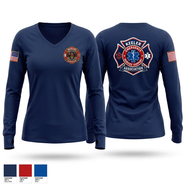 KEELER EMERGENCY SERVICES SUPPORT ASSOCIATION Old School Cotton Feel Shirt - 1
