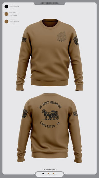 Crew Neck Sweatshirt, LANCASTE, PA RECRUITING, , Teamtime, Team time, sublimation, custom sports apparel, team uniforms, spirit wear, spiritwear, sports uniforms, custom shirts, team store, custom team store, fundraiser sports, apparel fundraiser