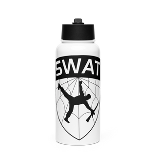 SWAT 94821555 Stainless Steel Water Bottle with a Straw Lid