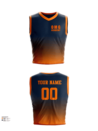 Mens Basketball Jersey, OMG Academy, Men's Basketball, Teamtime, Team time, sublimation, custom sports apparel, team uniforms, spirit wear, spiritwear, sports uniforms, custom shirts, team store, custom team store, fundraiser sports, apparel fundraiser
