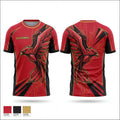 Raleigh Blackhawks 77406994 Soft Poly Tee Cotton Like Feel - 1