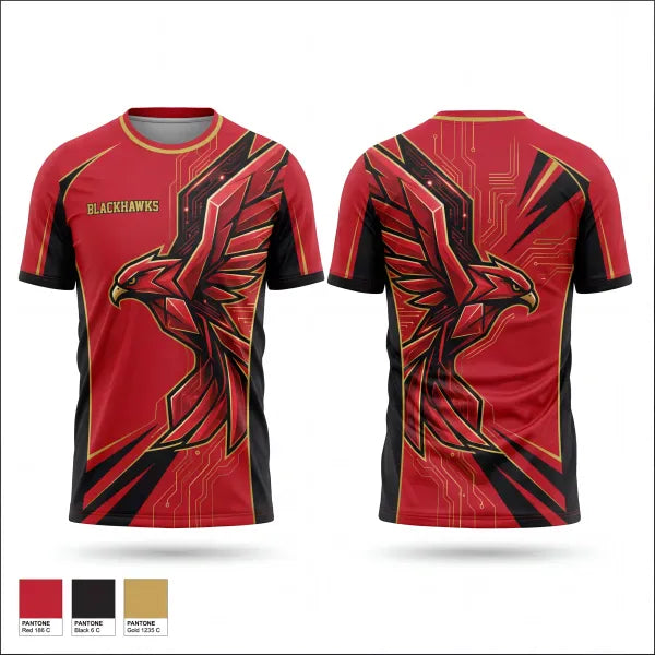 Soft Poly Tee Cotton Like Feel, Raleigh Blackhawks, Baseball, Teamtime, Team time, sublimation, custom sports apparel, team uniforms, spirit wear, spiritwear, sports uniforms, custom shirts, team store, custom team store, fundraiser sports, apparel fundraiser
