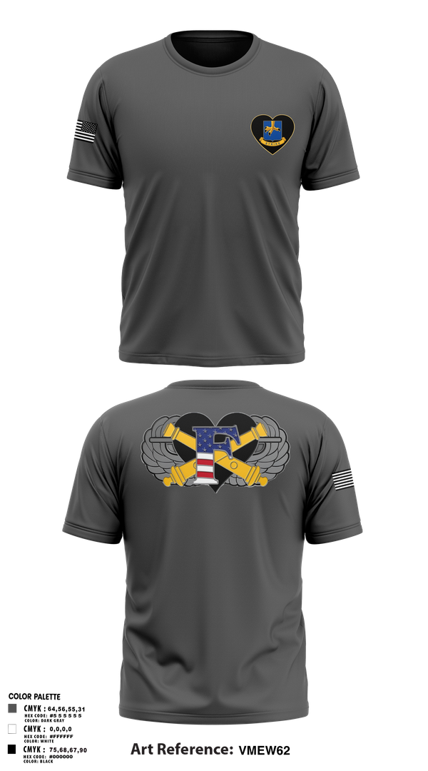 Old School Cotton Feel Shirt, Freedom BTRY, 1-320th FAR, , Teamtime, Team time, sublimation, custom sports apparel, team uniforms, spirit wear, spiritwear, sports uniforms, custom shirts, team store, custom team store, fundraiser sports, apparel fundraiser