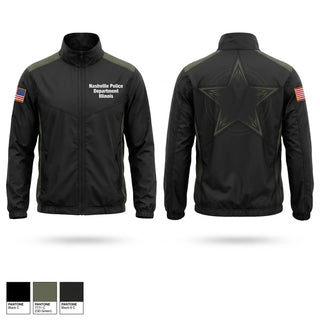 Windbreaker, Nashville Police Department, Illinois, Police, Teamtime, Team time, sublimation, custom sports apparel, team uniforms, spirit wear, spiritwear, sports uniforms, custom shirts, team store, custom team store, fundraiser sports, apparel fundraiser