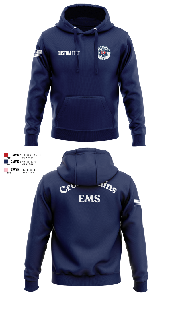 Hoodie, Cross Plains Area EMS, EMS/EMT, Teamtime, Team time, sublimation, custom sports apparel, team uniforms, spirit wear, spiritwear, sports uniforms, custom shirts, team store, custom team store, fundraiser sports, apparel fundraiser