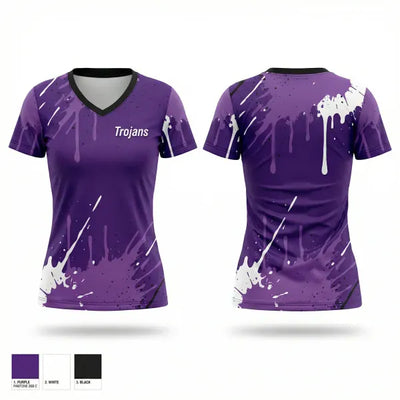 Trojans 31518478 Women's Short Sleeve V-neck Shirt - 1