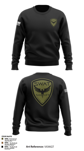Crew Neck Sweatshirt, SWAT, , Teamtime, Team time, sublimation, custom sports apparel, team uniforms, spirit wear, spiritwear, sports uniforms, custom shirts, team store, custom team store, fundraiser sports, apparel fundraiser