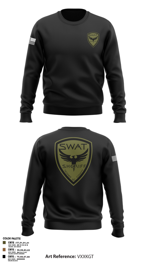 Crew Neck Sweatshirt, SWAT, , Teamtime, Team time, sublimation, custom sports apparel, team uniforms, spirit wear, spiritwear, sports uniforms, custom shirts, team store, custom team store, fundraiser sports, apparel fundraiser