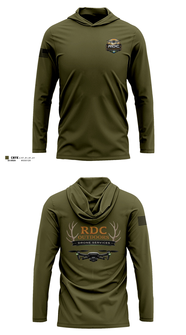 Long Sleeve hooded sunshirt, RDC Outdoors, Police, Teamtime, Team time, sublimation, custom sports apparel, team uniforms, spirit wear, spiritwear, sports uniforms, custom shirts, team store, custom team store, fundraiser sports, apparel fundraiser