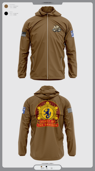 Windbreaker, 126th PLS Co, , Teamtime, Team time, sublimation, custom sports apparel, team uniforms, spirit wear, spiritwear, sports uniforms, custom shirts, team store, custom team store, fundraiser sports, apparel fundraiser